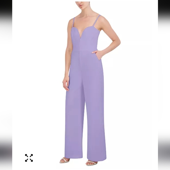NBD Pants - BCBG New York Sweetheart Neckline Lavender Pantsyit NWT Size 4 $148